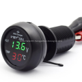 Digital Meter Monitor 3in1 LED USB Car Charger